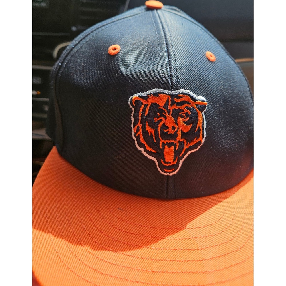 New Chicago Bears '47 Brand Youth Snapback Hat Navy Blue Orange NFL Flat Brim